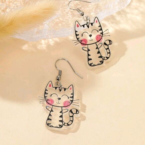 Cat Earrings   - Picture 6 of 6